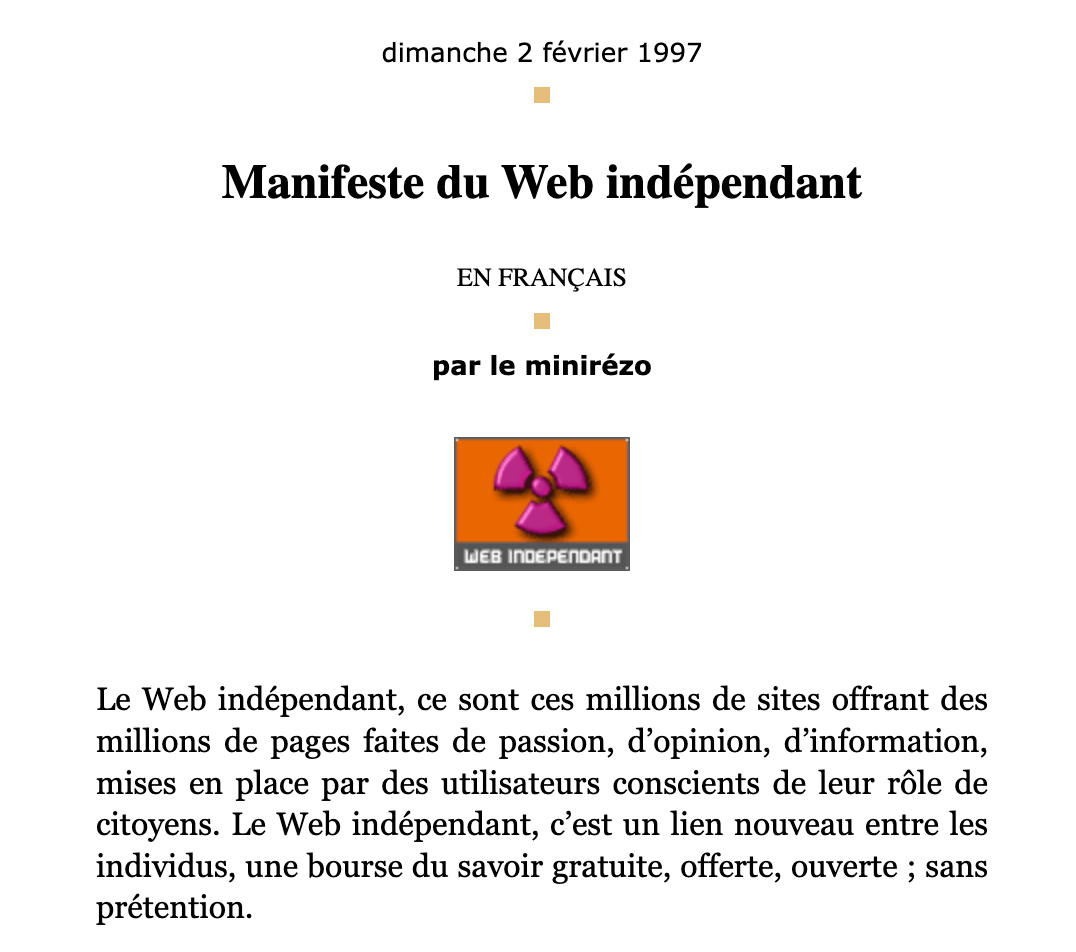 🟢 Une vision romantique du numérique  (1984-2015)